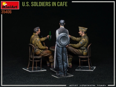 U.S. Soldiers In Cafe - image 11