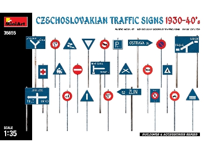 Czechoslovakian Traffic Signs 1930-40’s - image 6