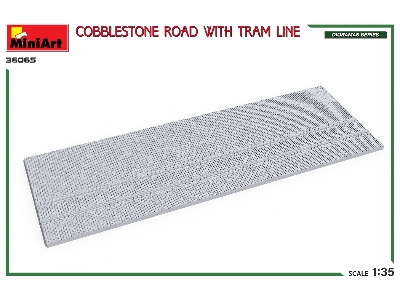 Cobblestone Road With Tram Line - image 1