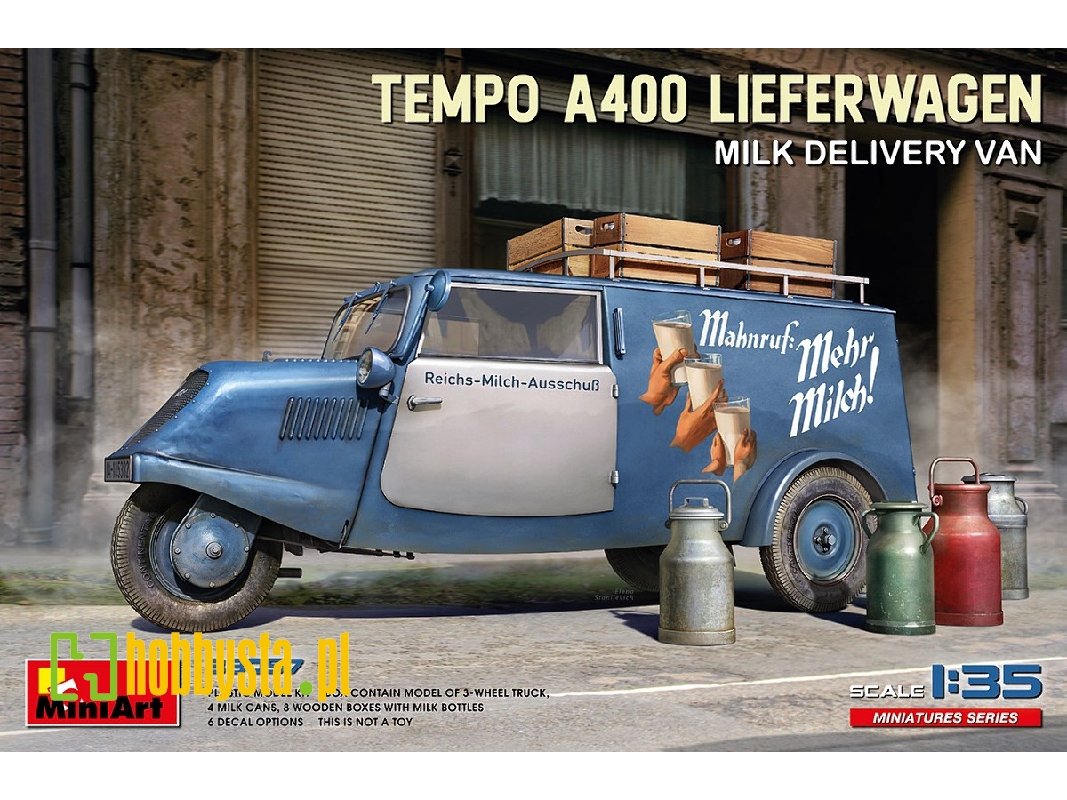 Tempo A400 Lieferwagen. Milk Delivery Van - image 1