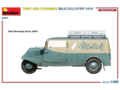 Tempo A400 Lieferwagen. Milk Delivery Van - image 22