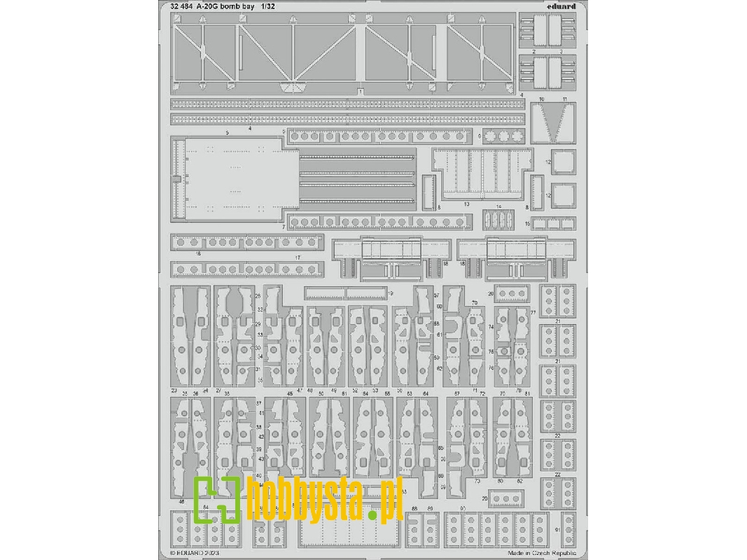 A-20G bomb bay 1/32 - HONG KONG MODELS - image 1
