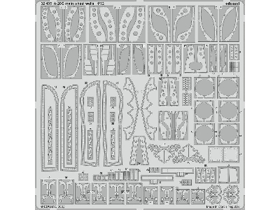 A-20G main wheel wells 1/32 - HONG KONG MODELS - image 1