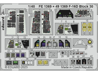 F-16D Block 30 1/48 - KINETIC MODEL - image 1