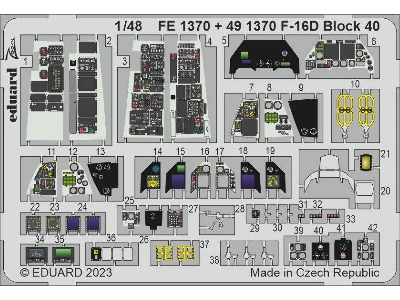 F-16D Block 40 1/48 - KINETIC MODEL - image 1