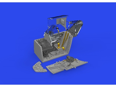 Bf 109F cockpit w/  early seat PRINT 1/48 - EDUARD - image 2