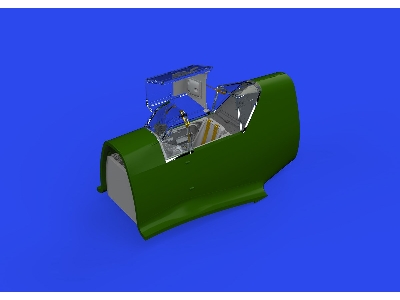 Bf 109F cockpit w/  early seat PRINT 1/48 - EDUARD - image 4