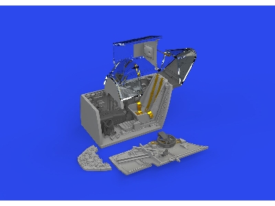 Bf 109F cockpit w/  early seat PRINT 1/48 - EDUARD - image 5