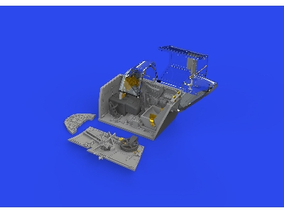 Bf 109F cockpit w/  early seat PRINT 1/48 - EDUARD - image 6