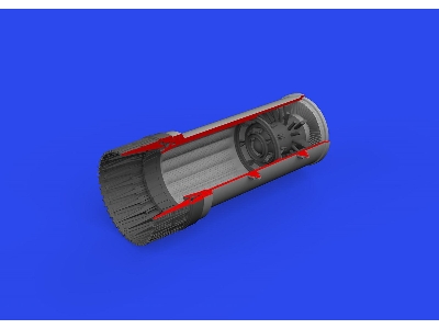 F-104A/ C exhaust nozzle PRINT 1/48 - EDUARD - image 2