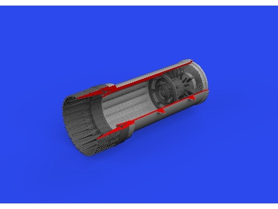 F-104A/ C exhaust nozzle PRINT 1/48 - EDUARD - image 6