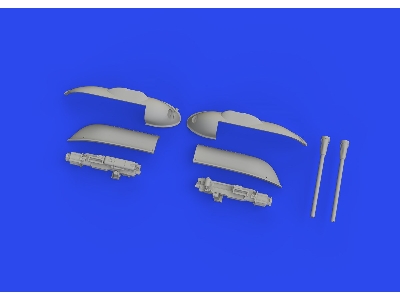 Bf 109F/ G/K gun pods PRINT 1/72 - EDUARD - image 7