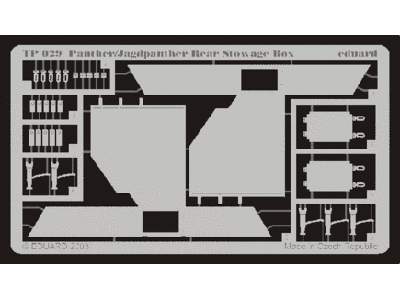 Panther/ Jagdpanther rear stowage box 1/35 - image 1