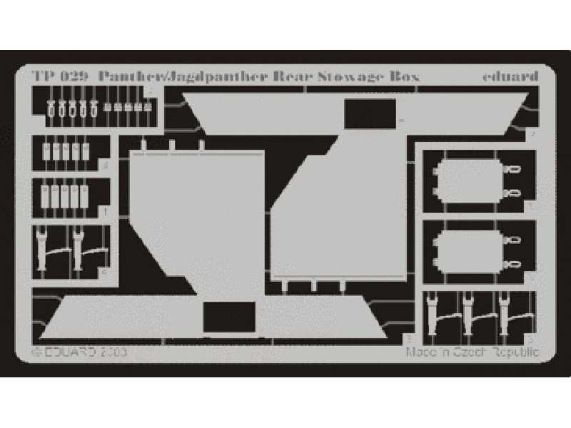 Panther/ Jagdpanther rear stowage box 1/35 - image 1