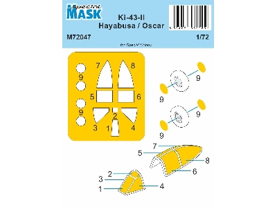 Ki-43-ii Hayabusa Mask (For Special Hobby Kit) - image 1