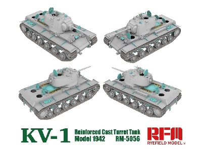 KV-1 Reinforced Cast Turret Tank Model 1942 - image 5