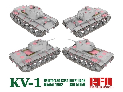 KV-1 Reinforced Cast Turret Tank Model 1942 - image 6
