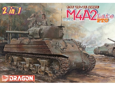 U.S. MARINES Sherman M4A2(W) - Pacific Theater - NO METAL BARREL - image 1