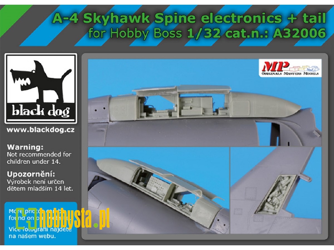 A -4 Skyhawk Spine Electronic And Tail (For Hobby Boss) - image 1