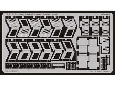 Pz.38(t) Ausf. G Ammo.  Boxes 1/35 - Dragon - image 3