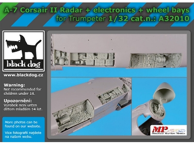 A-7 Corsair Ii Radar, Electronics And Wheel Bays (For Trumpeter) - image 1