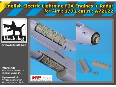 English Electric Lightning F2a Engines And Radar (For Airfix) - image 1