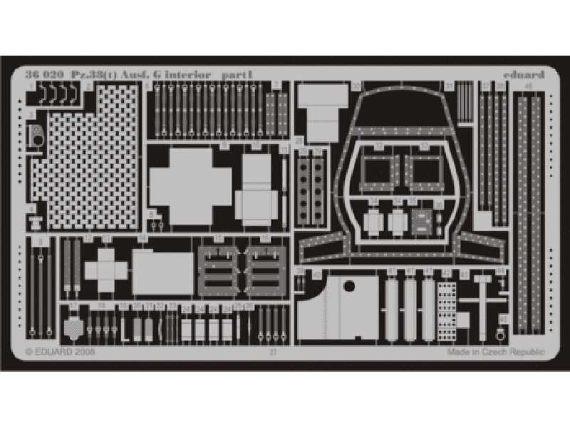 Pz.38(t) Ausf. G interior 1/35 - Dragon - image 1