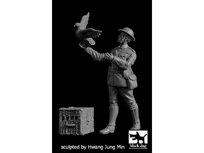 British Soldier With Pigeon No. 2 - image 2