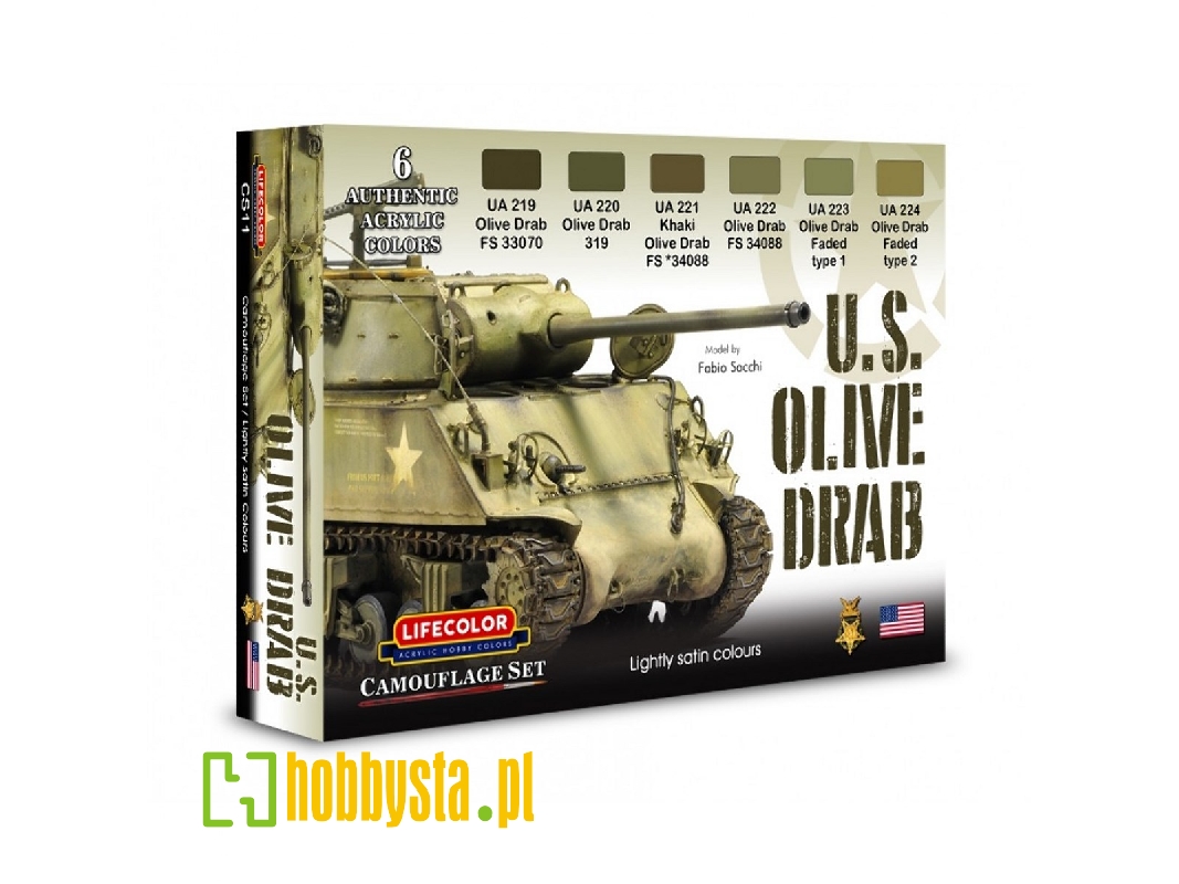 Cs11 - Us Olive Drab Colours Set - image 1