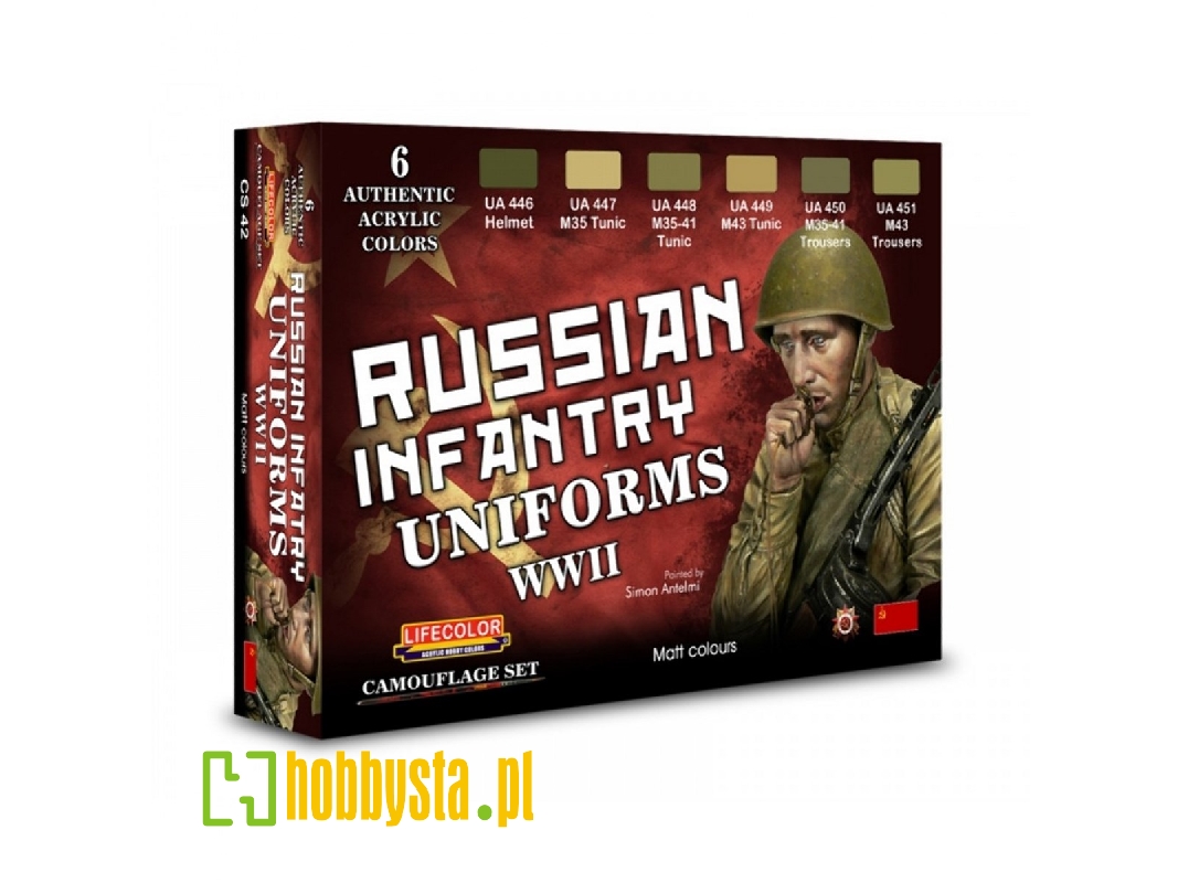 Cs42 - Russian Wwii Infantry Uniforms Set - image 1