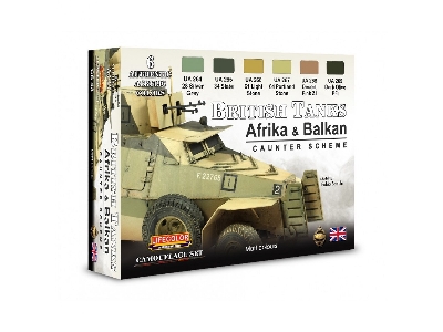 Cs43 - British Tanks Afrika & Balkan Caunter Scheme Set 1 - image 1