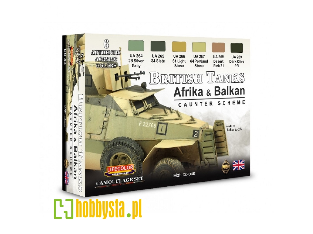 Cs43 - British Tanks Afrika & Balkan Caunter Scheme Set 1 - image 1