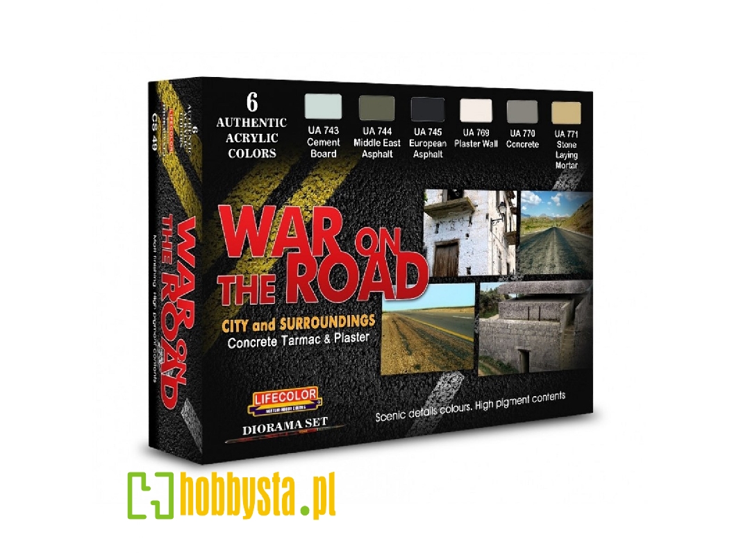 Cs49 - War On The Road - Concrete Tarmac & Plaster set - image 1
