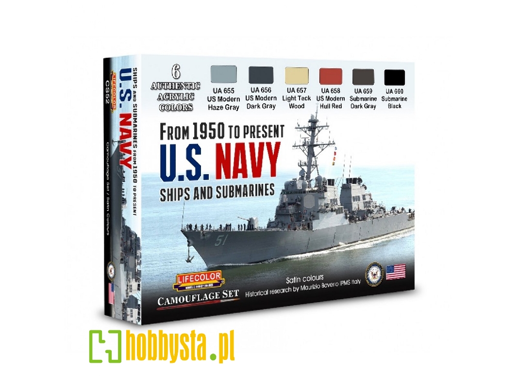 Cs52 - Us Navy Ships And Submarines Set (From 1950 To Present) - image 1