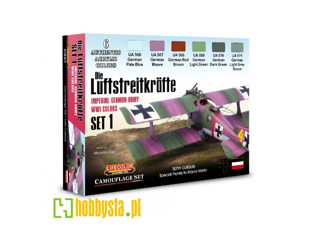 Cs57 - Die Luftstreitkräfte Imperial German Army Wwi Set - acrylic Paint Set - image 1
