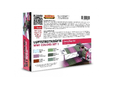 Cs57 - Die Luftstreitkräfte Imperial German Army Wwi Set - acrylic Paint Set - image 2