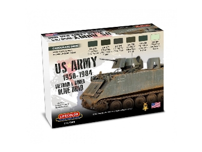 Cs60 - Us Army Olive Drab 1950-1984 Set - image 1