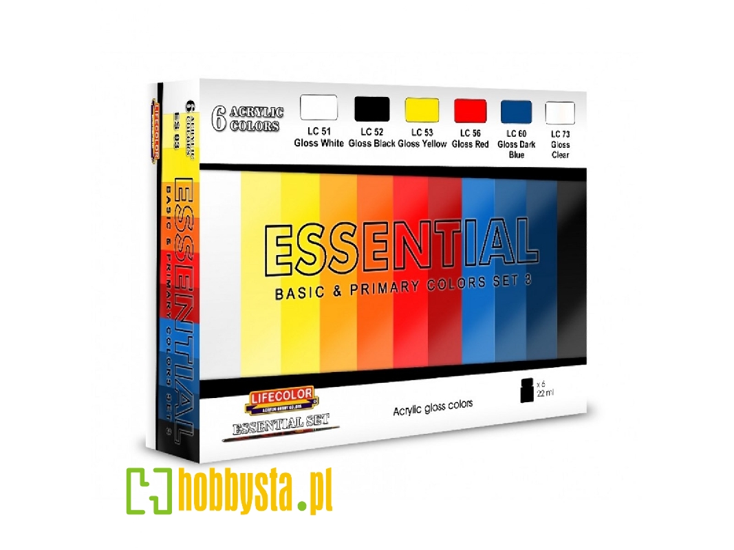 Es03 - Essential Basic & Primary Colors Set 3 - image 1