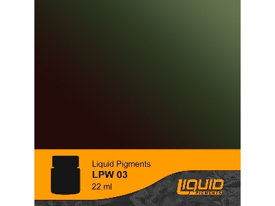 Lpw03 - Burned Olive Green Liquid Pigments Washes - image 1