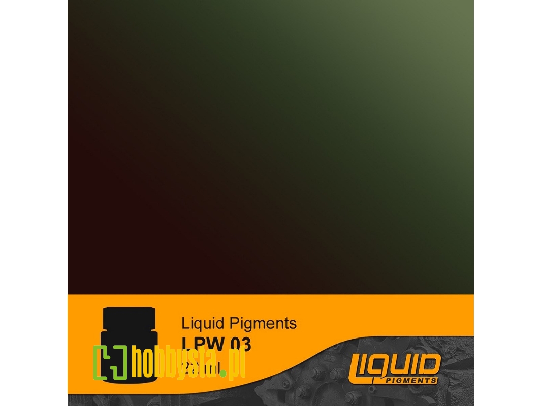 Lpw03 - Burned Olive Green Liquid Pigments Washes - image 1