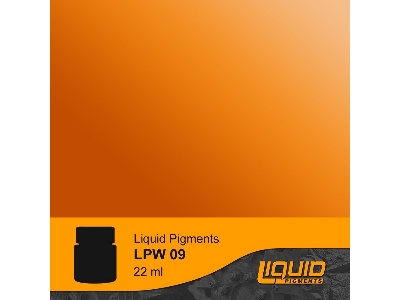 Lpw09 - Orange Marks Liquid Pigments Washes - image 1