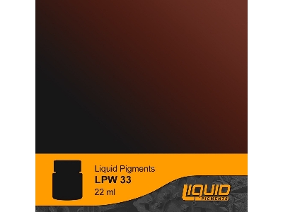 Lpw33 - Red Umber Liquid Pigments Washes - image 1