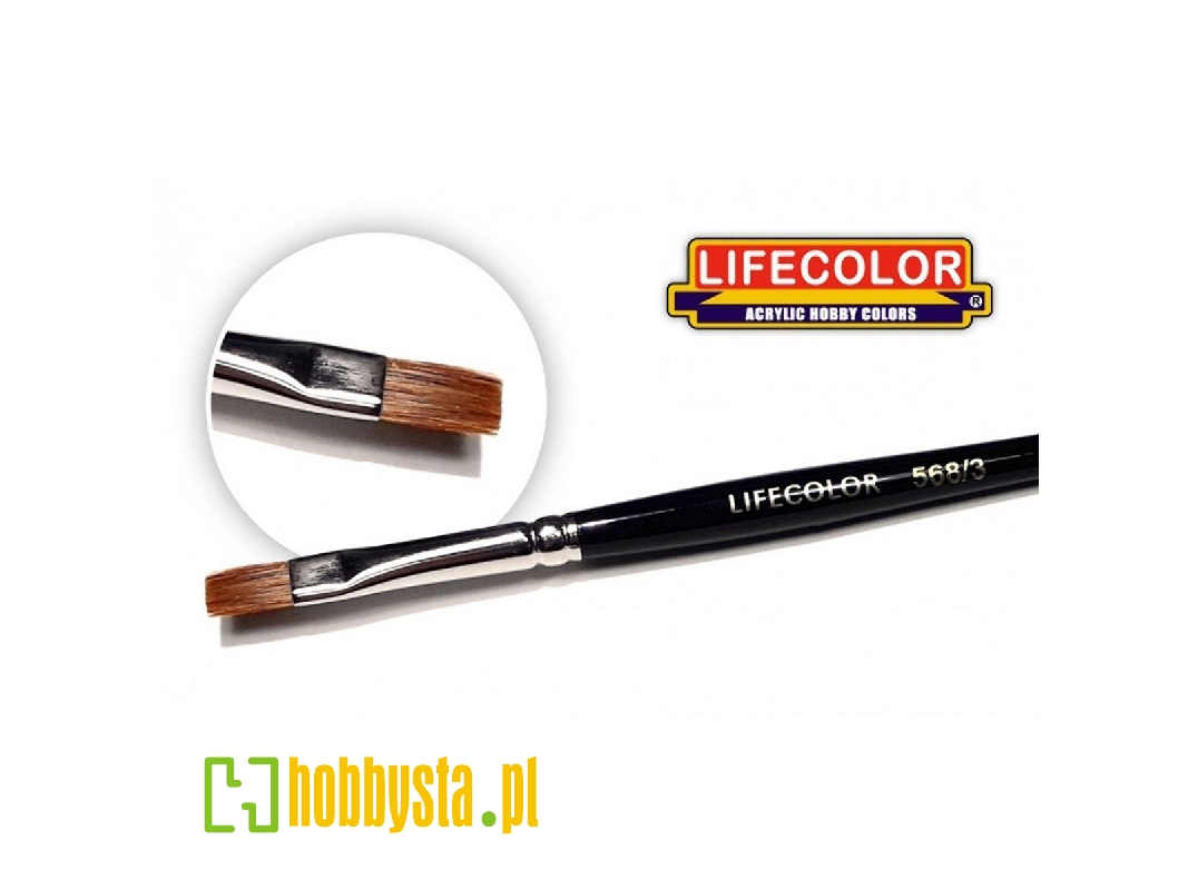 Flat Hair Marten Brush 3 - image 1