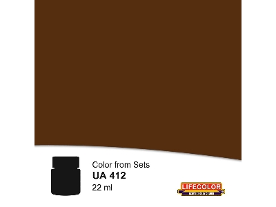 Ua412 - German Uniforms Extra Dark Brown - image 1