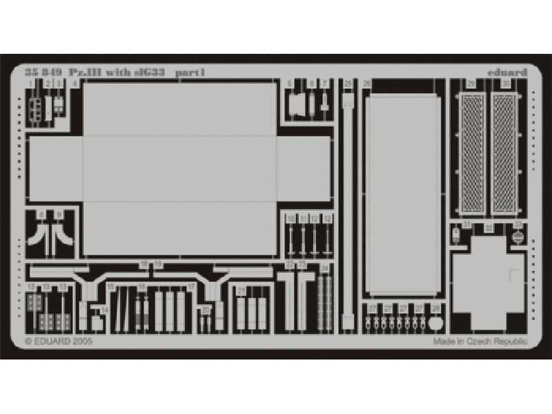 Pz. III with sIG33 1/35 - Dragon - image 1