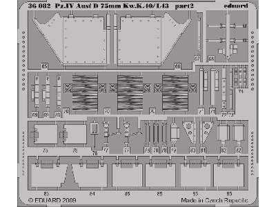 Pz. IV Ausf. D Kw. K.40/ L43 75mm 1/35 - Dragon - image 3