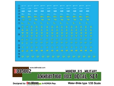 Modern Us Ammunition Box Decal Set - image 1