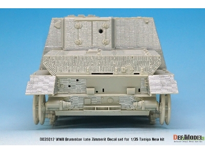 Wwii Sturmpanzeriv Brummbar Late Zimmerit Decal Set (Tamiya New) - image 9