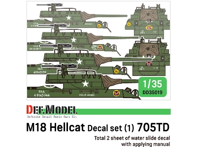 Wwii Us M18 Hellcat 705td Set - image 1