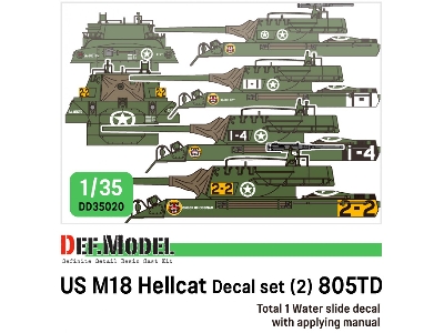 Wwii Us M18 Hellcat 805td Set - image 1